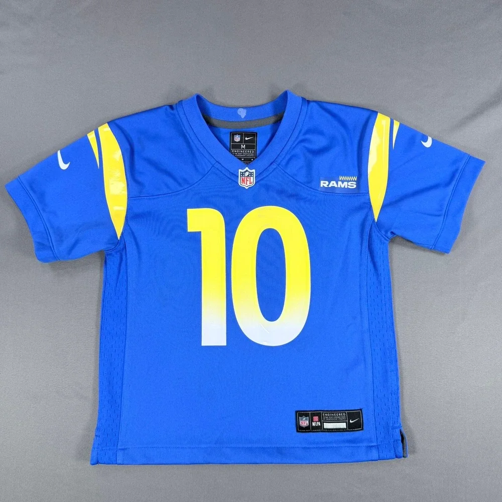 Nike Cooper Kupp LA Rams Youth M Blue 10 Jersey NFL Football Fan Game Day Wear